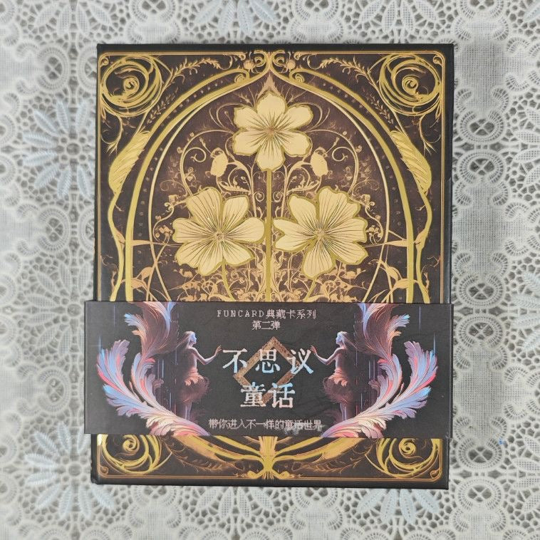 Magical Fantasy Collectible Cards – Mystery Blind Box with Magnetic Book Card