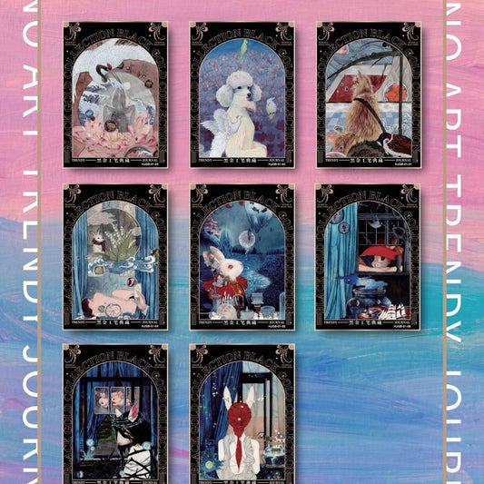 NO Art Trend Holo Collectible Cards – Mystery Box for Creative Anime Art