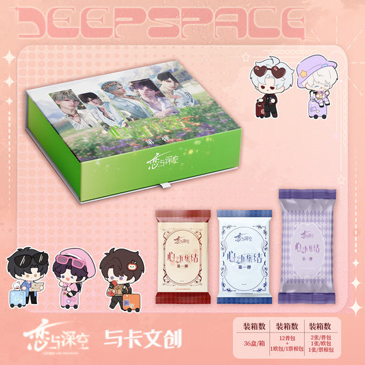 Anime Style Double Foil Character Badge Set – School Romance Series Rectangular Pins