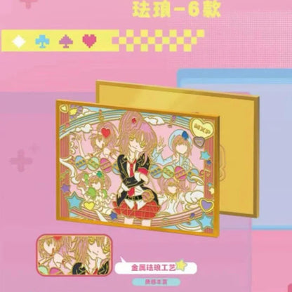 Magic Guardian Style Rotating Liquid Metal Card – Premium Enamel Holo Collectible (Limited Edition Mystery Card)