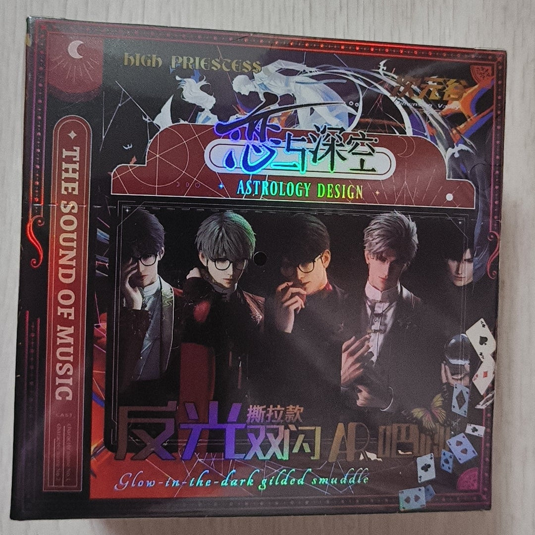 Anime Style Reflective Double Foil Badge – Rectangular Character Pin Set (Mystery Design, Limited Edition)