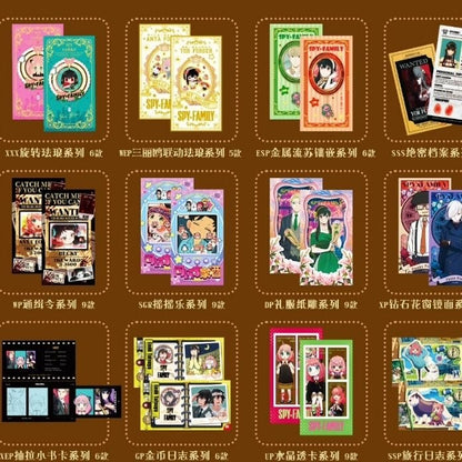 Cute Spy-Themed Anime Holo Collectible Cards – “Flower Birthday” Mystery Pack (Limited Edition)