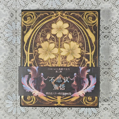 Magical Fantasy Collectible Cards – Mystery Blind Box with Magnetic Book Card
